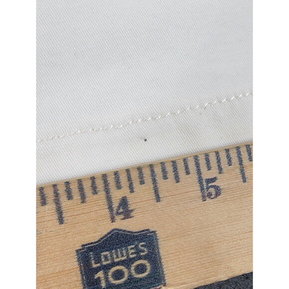 Levis Utility Pants Womens 29 White Straight Leg High Rise Stretch Casual - Picture 5 of 16